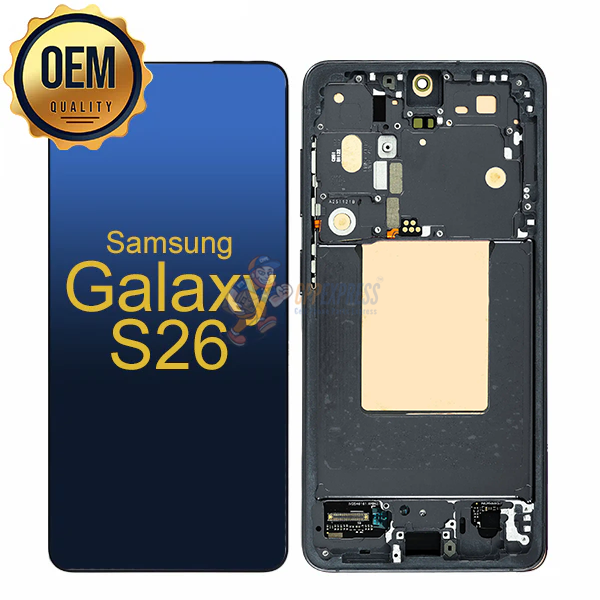 Samsung Galaxy S26 - OEM Display Screen Touch Digitizer Assembly With Frame