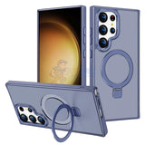 Samsung Galaxy S23 Ultra Shockproof Magnetic Case With Invisible Stand Holder