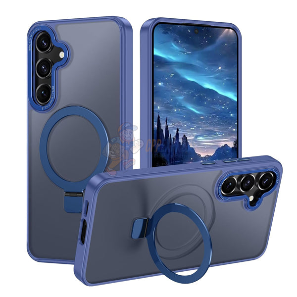 Samsung Galaxy S24 Plus Shockproof Magnetic Case With Invisible Stand Holder