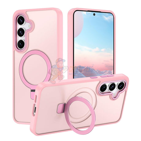 Samsung Galaxy S24 Plus Shockproof Magnetic Case With Invisible Stand Holder