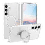 Samsung Galaxy S24 Plus Shockproof Magnetic Case With Invisible Stand Holder