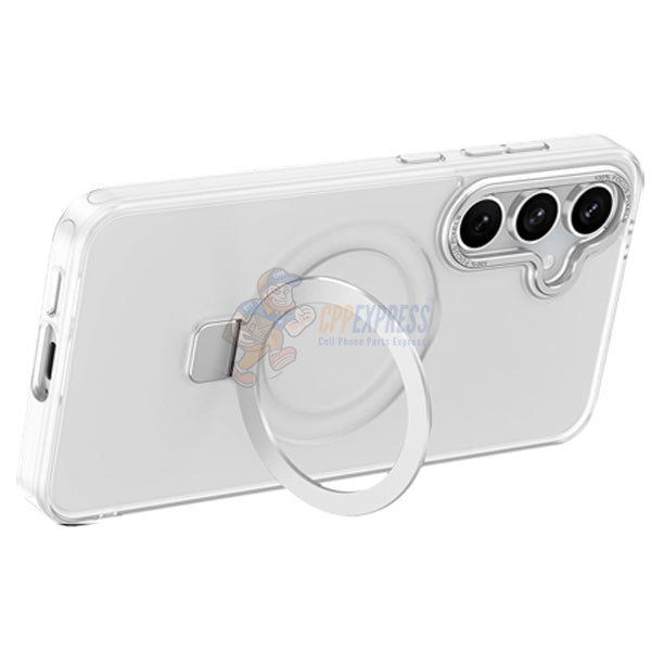 Samsung Galaxy S24 Shockproof Magnetic Case With Invisible Stand Holder