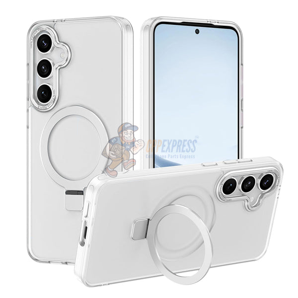 Samsung Galaxy S24 Shockproof Magnetic Case With Invisible Stand Holder