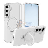 Samsung Galaxy S24 Shockproof Magnetic Case With Invisible Stand Holder