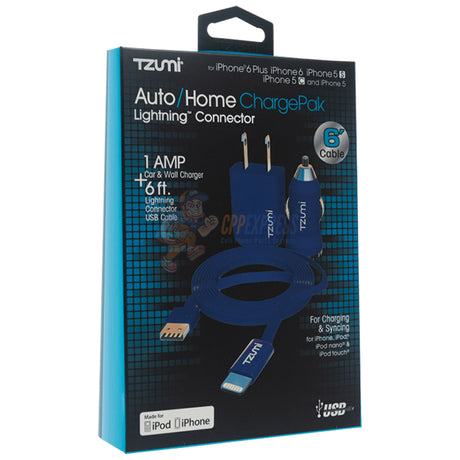 Tzumi AutoHome Charge Pack with Lightning Connector