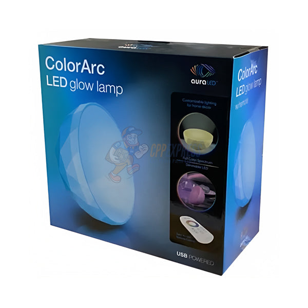 Tzumi Aura LED Color Arc Glow Lamp with Remote