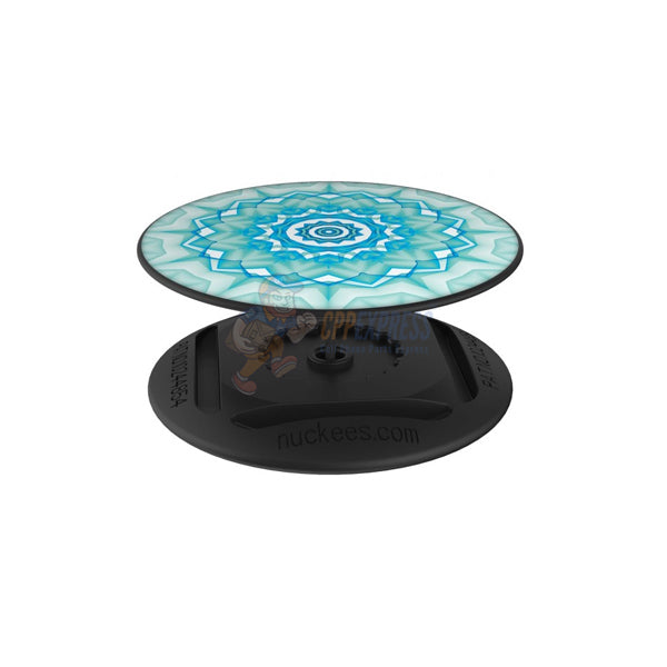 Tzumi Nuckees Trends Phone Grip and Stand Aqua Medallion