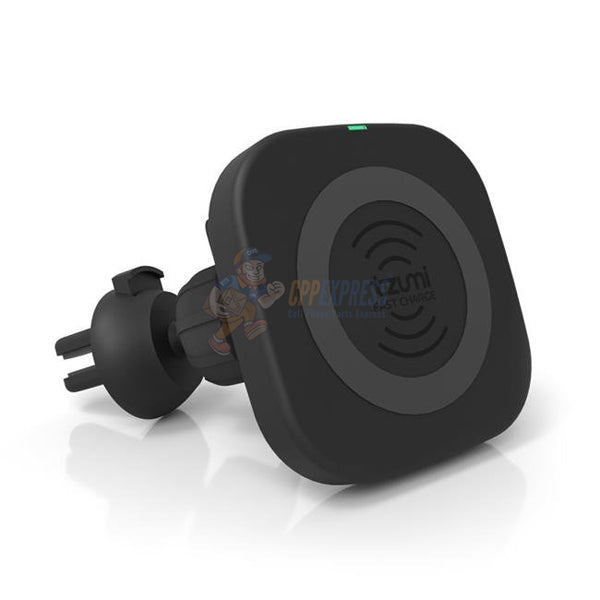 Tzumi 5668 Magnamount Qi Charger and Mount for Car Air Vents Black