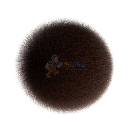 Tzumi Nuckees Trends fuzzy Pom Magnetic Phone Grip and Stand Espresso