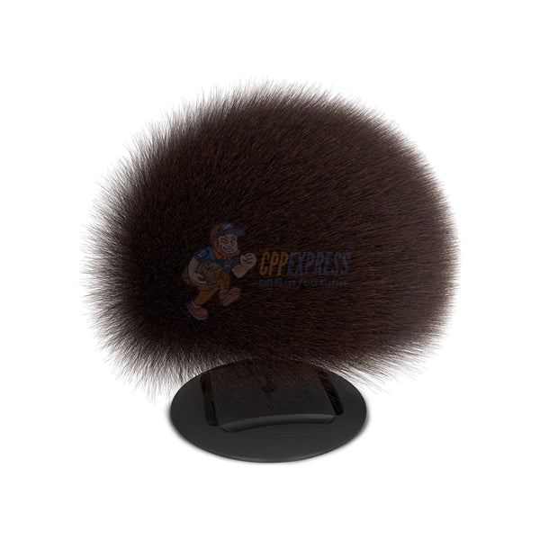 Tzumi Nuckees Trends fuzzy Pom Magnetic Phone Grip and Stand Espresso