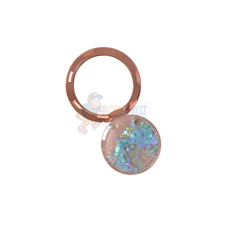 Tzumi Nuckee Trends Ring Grip with Liquid Glitter and Diamond Blue