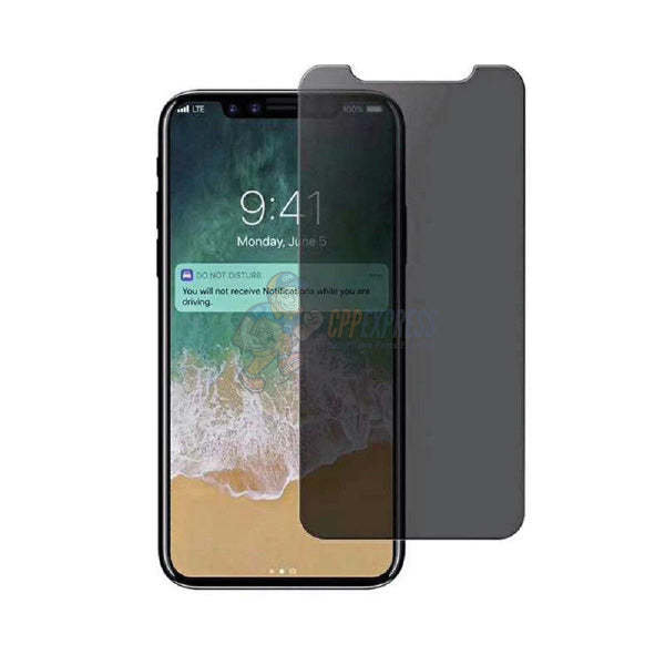 iPhone XR Premium Perfect Fit Tempered Glass - Privacy Series