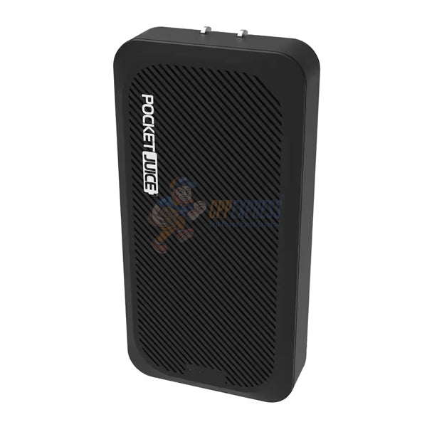 Tzumi 10,000 mAh AC Pocket Juice Portable Power Bank Charger - Black