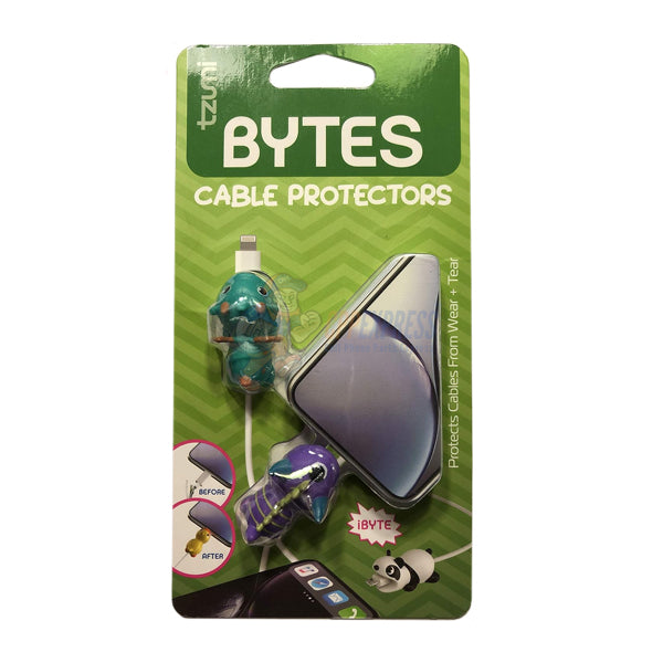 Tzumi Bytes Cable Green Dragon and Purple Monsters for iPhone/iPad