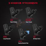 Tzumi FitRX 6-Speed Percussion Muscle Massager Gun 7631WM