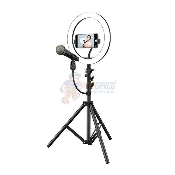 Tzumi On Air Halo Light Pro LED Ring Light with Tripod for Smartphone