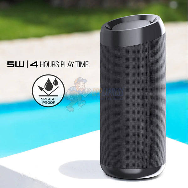 Tzumi Aquaboost Boom V2 Portable Wireless Bluetooth Speaker Water Resistant 4hrs