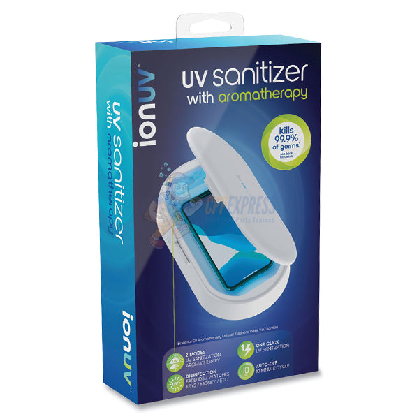 Tzumi ionUV Sanitizer with Aromatherapy - White