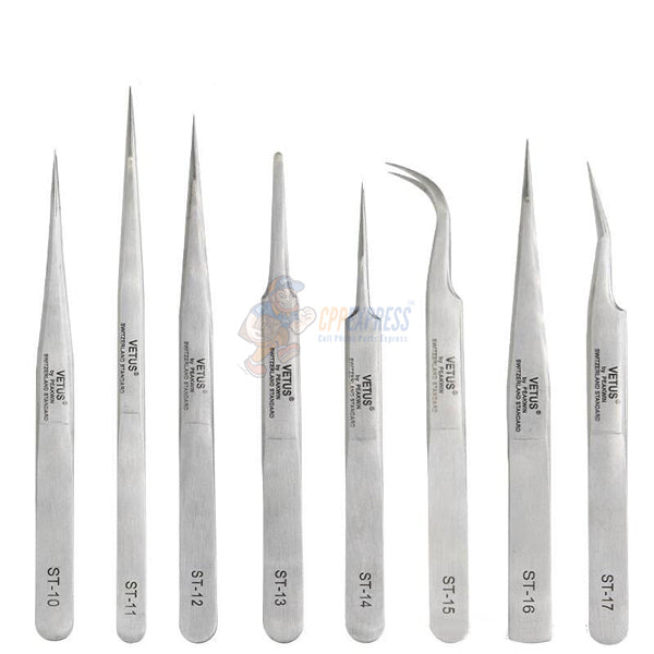 VETUS ST High Precision Series Tweezers Kit for Mobile Repair