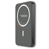 Warrior Power Vault Slim 5000mah Magnetic Wireless Portable Power Bank - Black
