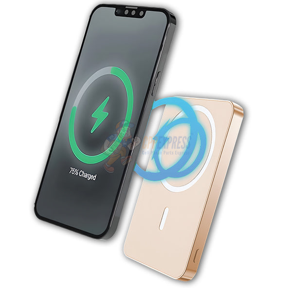 Warrior Power Vault Slim 5000mah Magnetic Wireless Portable Power Bank - Gold