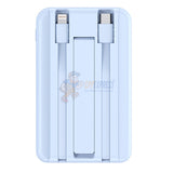 Warrior 10000mAh Dual-Cable Magsafe Magnetic Power Bank with Stand