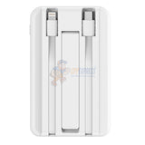 Warrior 10000mAh Dual-Cable Magsafe Magnetic Power Bank with Stand