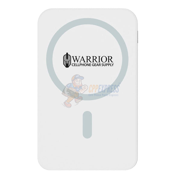 Warrior 10000mAh Dual-Cable Magsafe Magnetic Power Bank with Stand