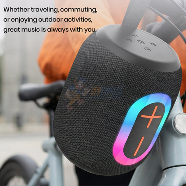 Warrior BEATMAX 1200mAh Bluetooth 5.4 Wireless Portable RGB Speaker