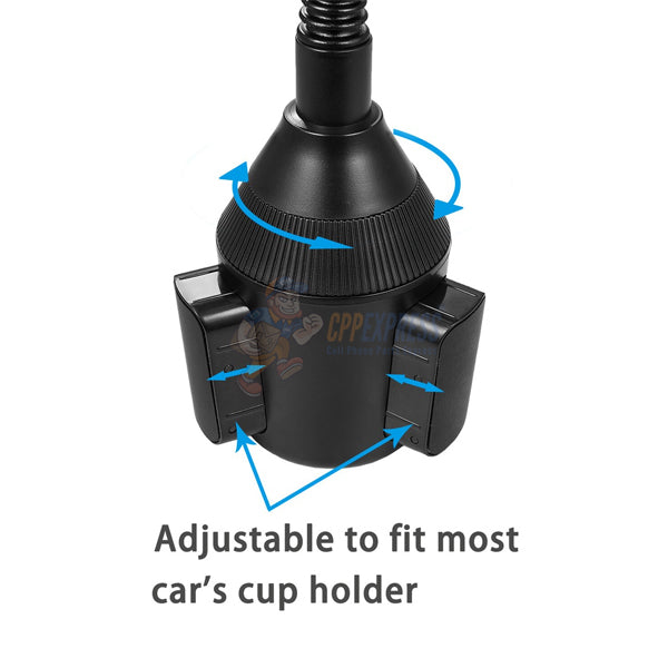 Warrior Magnetic Cup Grip Mount Holder Flexible View - Black