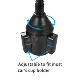 Warrior Magnetic Cup Grip Mount Holder Flexible View - Black