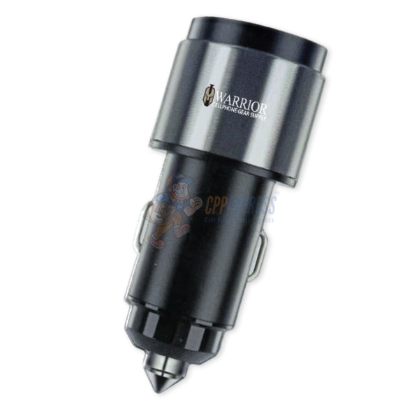 Warrior PowerCar Adapter 38W Dual Fast Car Charger USB-A / Type-C - Black