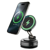 Warrior Power Grip MagSafe Magnetic Wireless Car Charger Stand Phone Holder