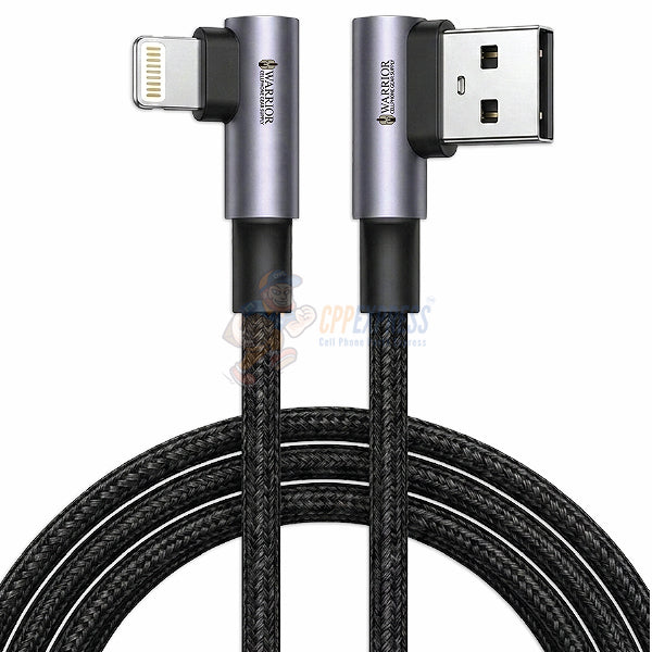 Warrior USB-A to Lightning 10FT Premium Braided Fast Charging Cable