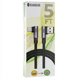 Warrior USB-A to Lightning 5FT Premium Braided Fast Charging Cable