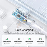 Warrior USB-C to Lightning 10FT Premium Braided 30W Fast Charging Data Sync Cable