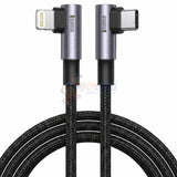 Warrior USB-C to Lightning 10FT Premium Braided 30W Fast Charging Data Sync Cable