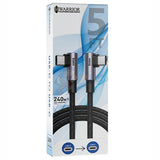 Warrior USB-C to USB-C 5FT Premium Braided 240W Fast Charging Data Sync Cable