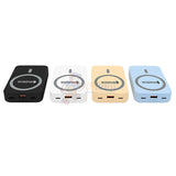 Warrior 10000mAh Dual-Cable Magsafe Magnetic Power Bank with Stand