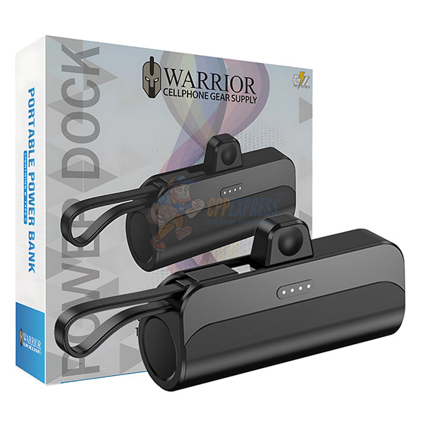 Warrior 5000mAh Wireless Charger Capsule USB-C Portable Power Bank Charger