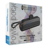 Warrior 5000mAh Wireless Charger Capsule USB-C Portable Power Bank Charger