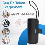Warrior 5000mAh Wireless Charger Capsule USB-C Portable Power Bank Charger