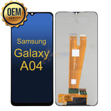 Samsung Galaxy A04 LCD Touch Screen Digitizer Assembly Without Frame - Black