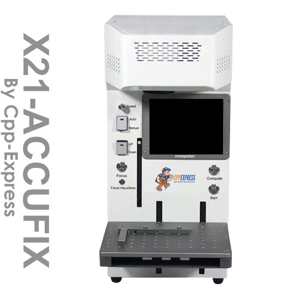 X21-ACCUFIX Fully Automatic Precision Laser Machine Solution Back glass Repair