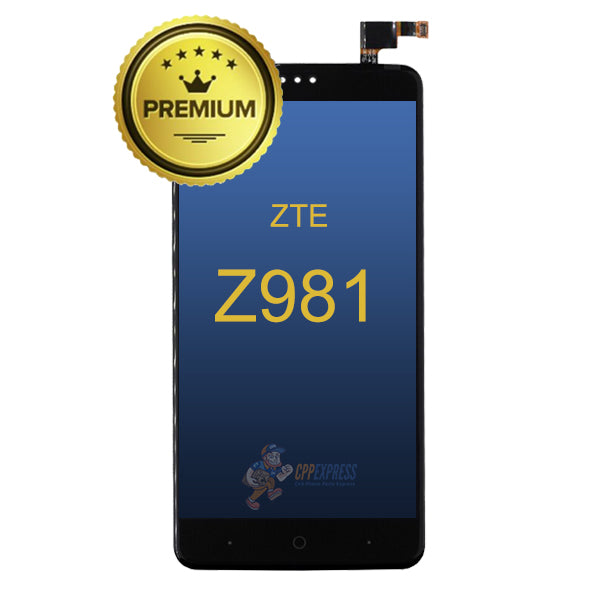 ZTE-981-LCD-Assembly-Wout-Frame-Black