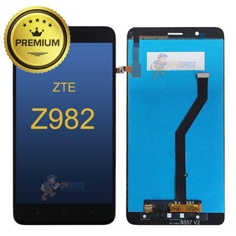 ZTE-982-LCD-Assembly-Wout-Frame-Black