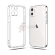 iPhone 12 Mini Clear Transparent Soft Silicone Gel Liquid TPU Slim Back Cover Case