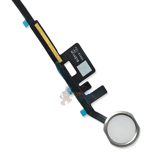 iPad 5th / 6th Gen Home Button with Flex Cable Replacement - White