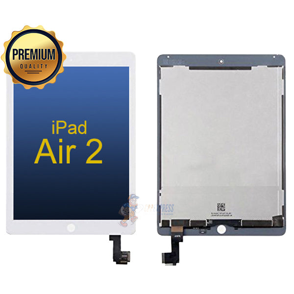 iPad Air 2 Premium LCD Touch Screen Digitizer and Assembly White