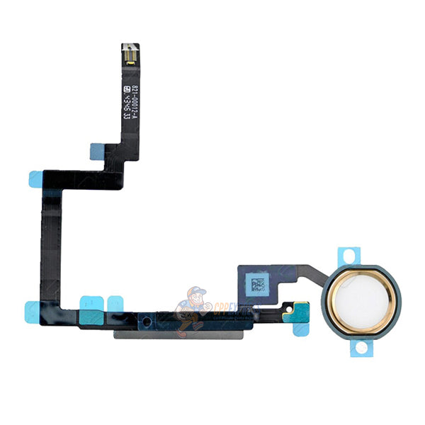 iPad Mini 3 Home Button with Flex Cable Replacement - Gold